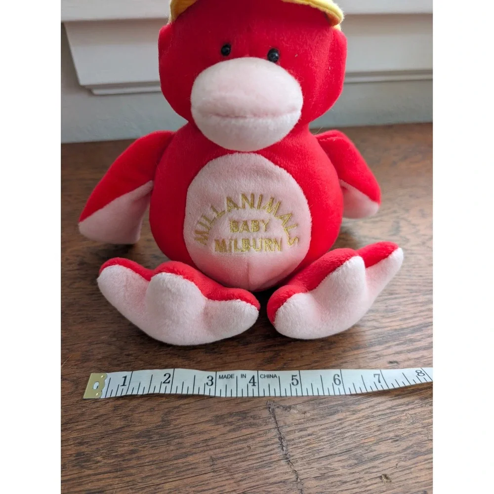 Commonwealth Millanimals Baby Milburn Plush Red 9
